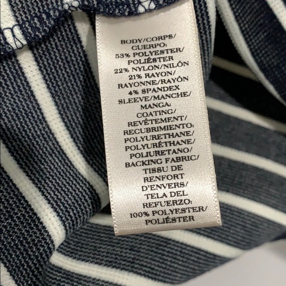 NWT - Ann Taylor faux leather cap sleeve dress - Picture 5 of 7